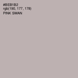 #BEB1B2 - Pink Swan Color Image